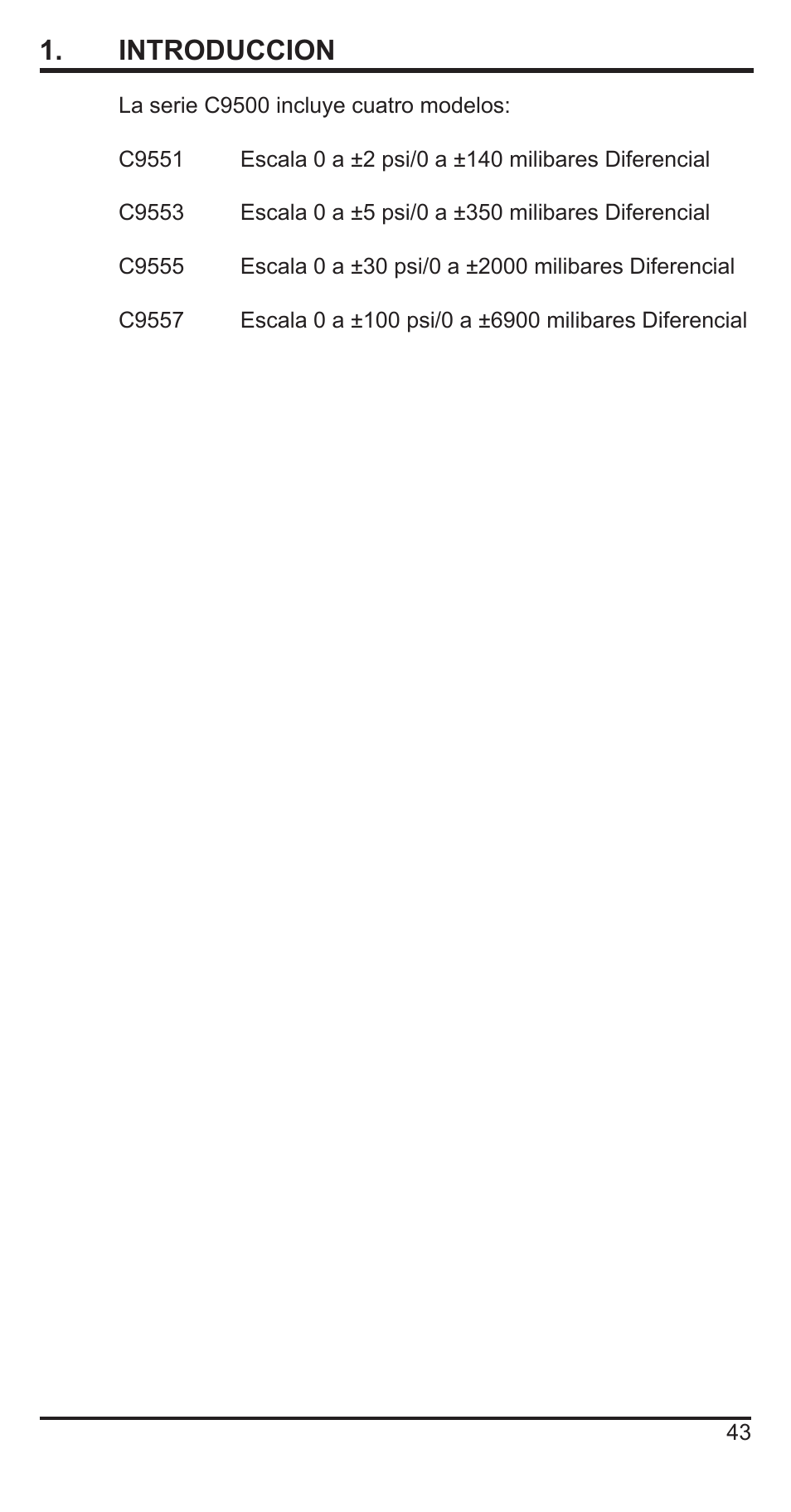1 . introduccion | Comark C9551 User Manual | Page 44 / 54