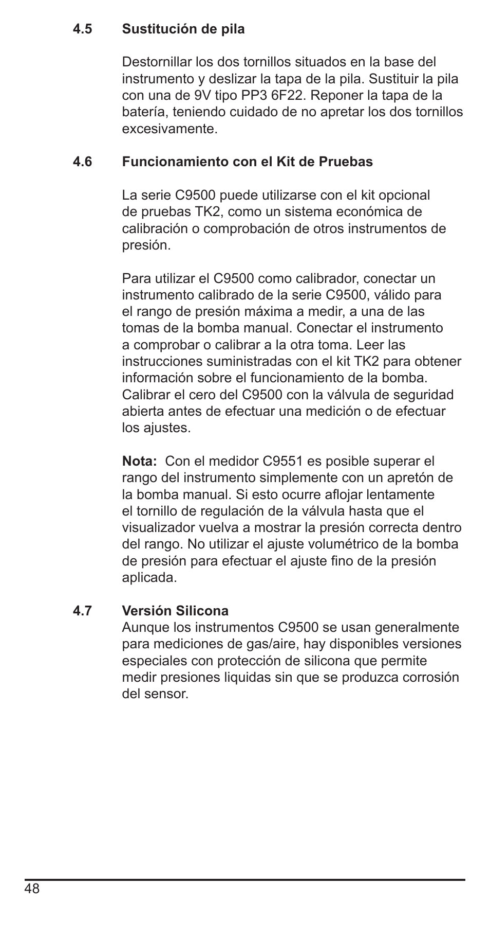 Comark C9551 User Manual | Page 49 / 54