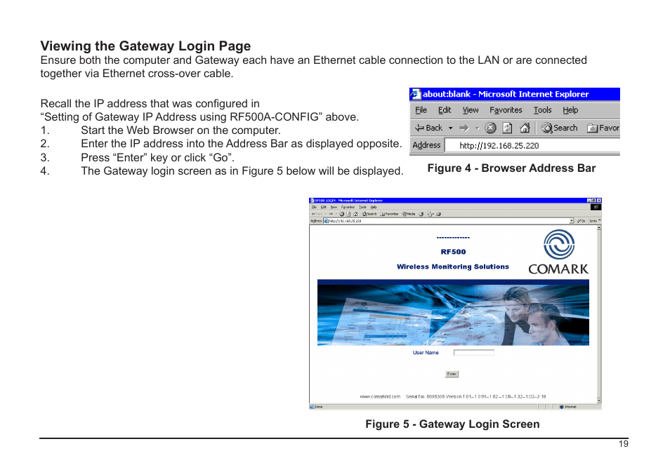 Comark RF500A User Manual | Page 20 / 66