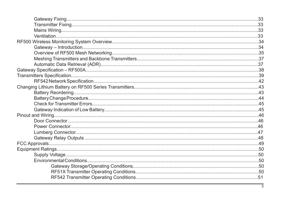 Comark RF500A User Manual | Page 4 / 66