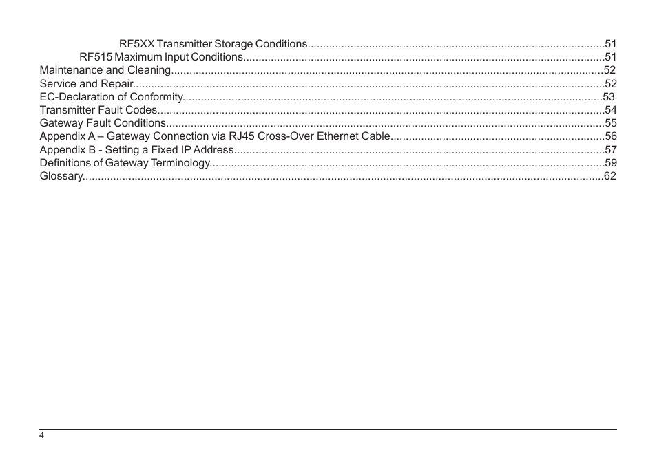 Comark RF500A User Manual | Page 5 / 66
