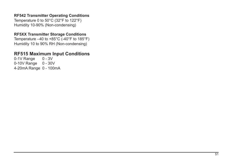 Comark RF500A User Manual | Page 52 / 66