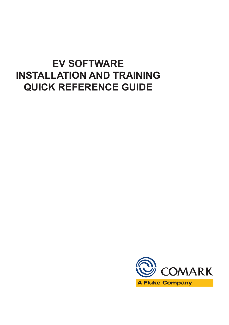 Comark EV SOFTWARE User Manual | 26 pages