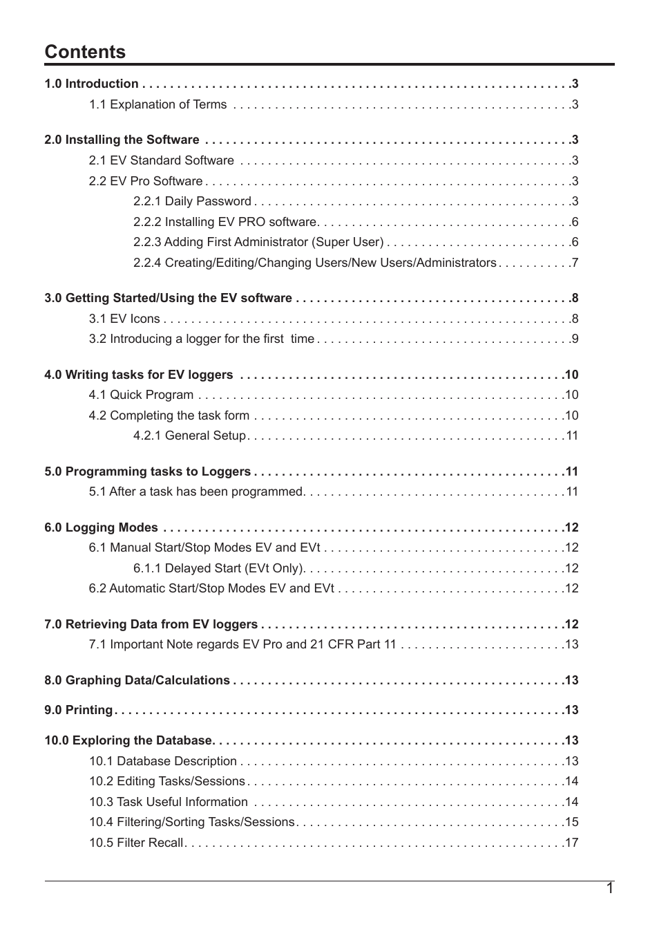 Comark EV SOFTWARE User Manual | Page 2 / 26