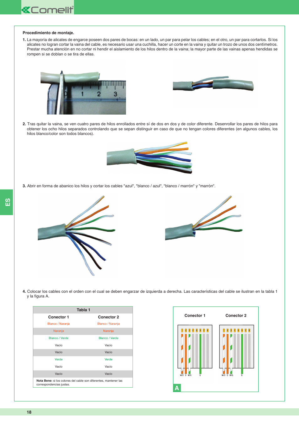 Comelit MT KIT VIP 8513IM User Manual | Page 18 / 40