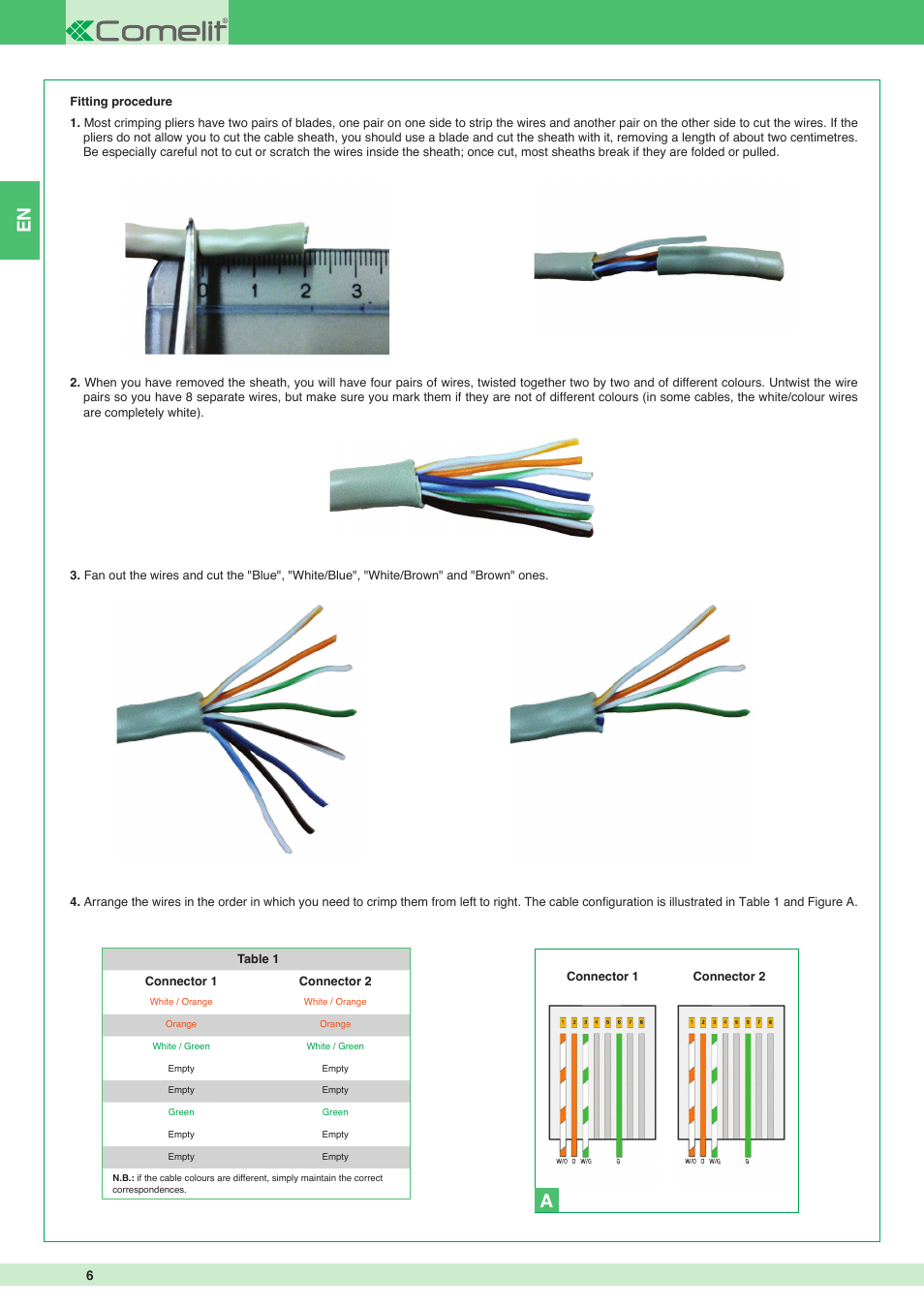 Comelit MT KIT VIP 8513IM User Manual | Page 6 / 40