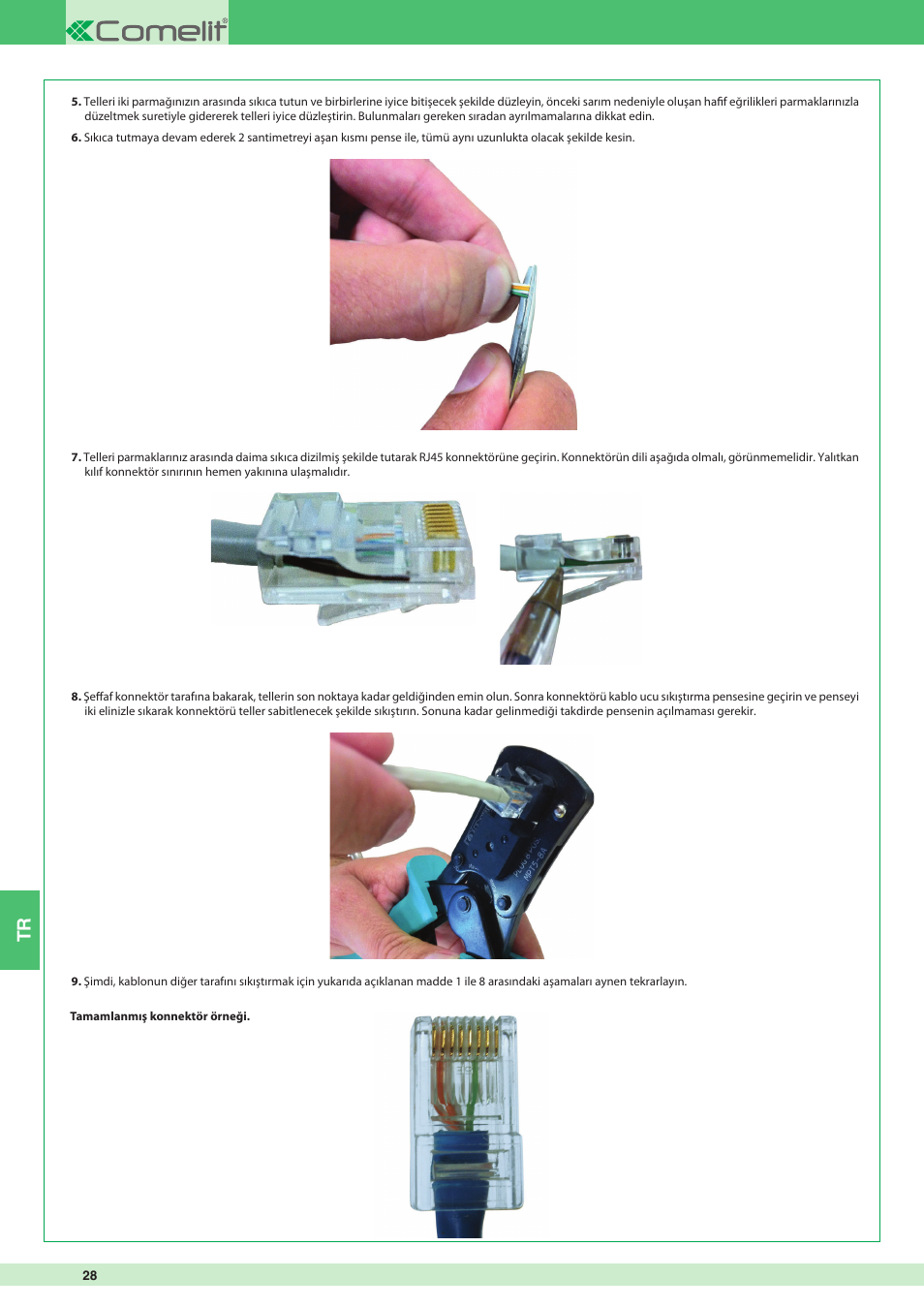 Comelit MT 8511I User Manual | Page 28 / 36