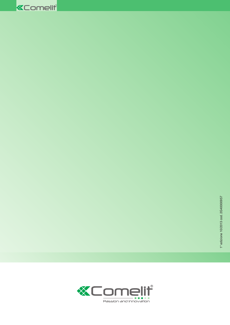 Comelit MT 8511I User Manual | Page 36 / 36