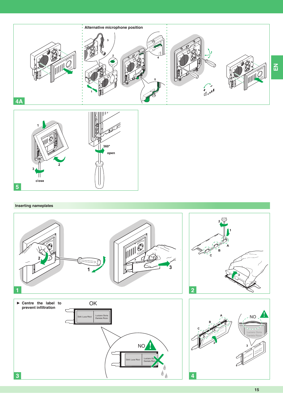 Comelit MT 8171I User Manual | Page 15 / 96