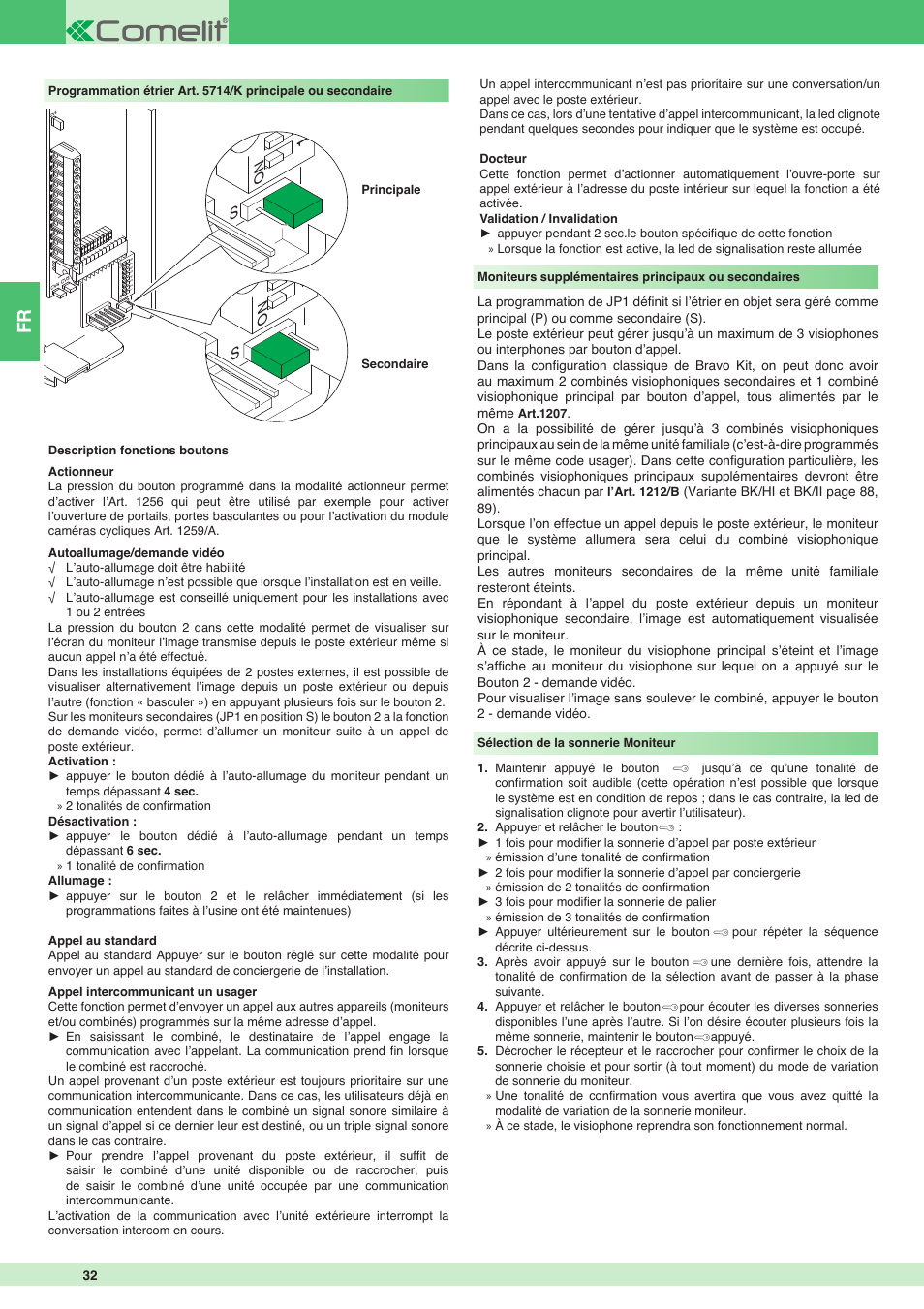 Comelit MT 8171I User Manual | Page 32 / 96