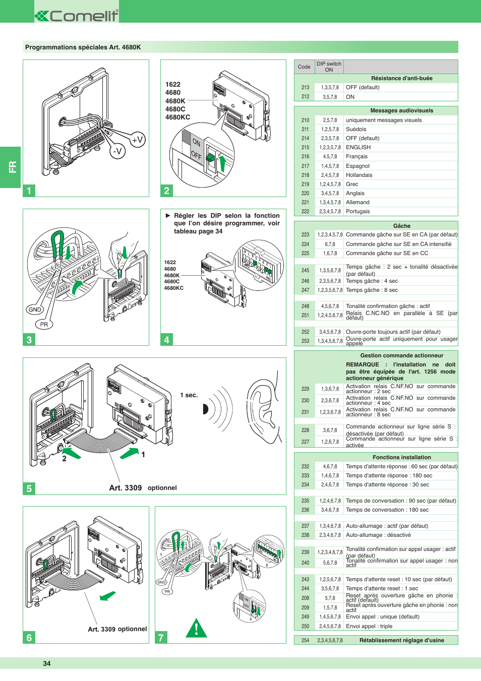 V +v | Comelit MT 8171I User Manual | Page 34 / 96