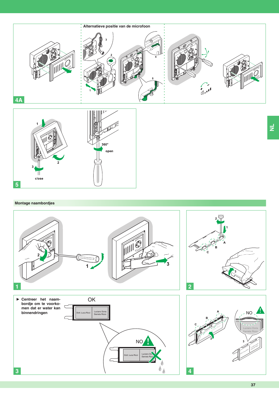 Comelit MT 8171I User Manual | Page 37 / 96