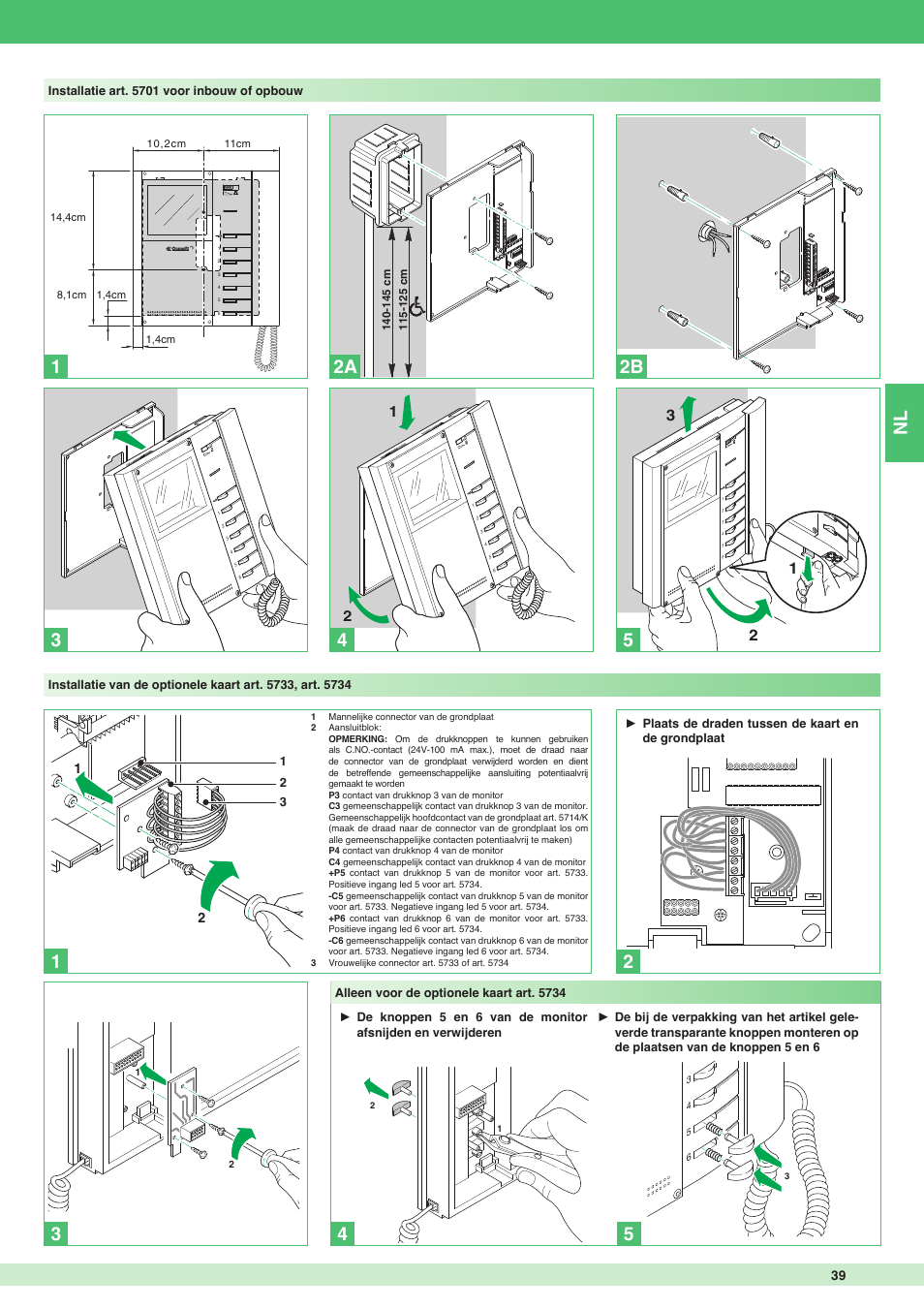 12 2b 2a | Comelit MT 8171I User Manual | Page 39 / 96