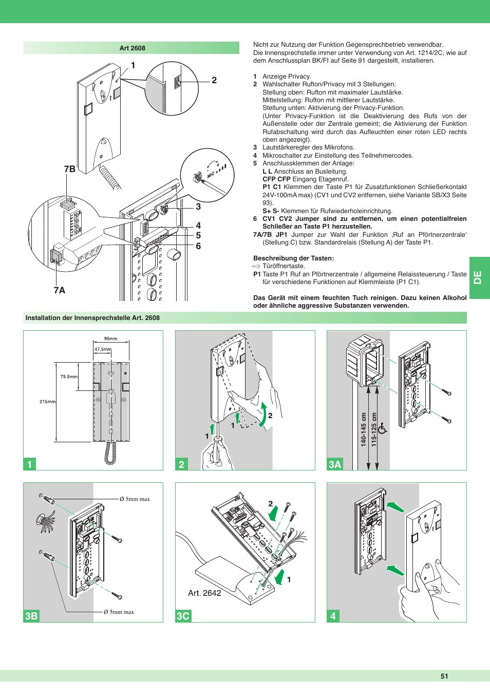 Comelit MT 8171I User Manual | Page 51 / 96