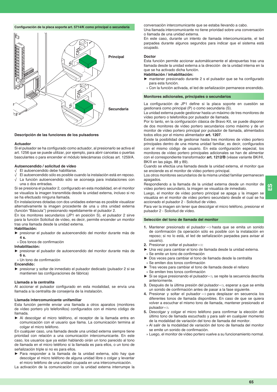 Comelit MT 8171I User Manual | Page 65 / 96