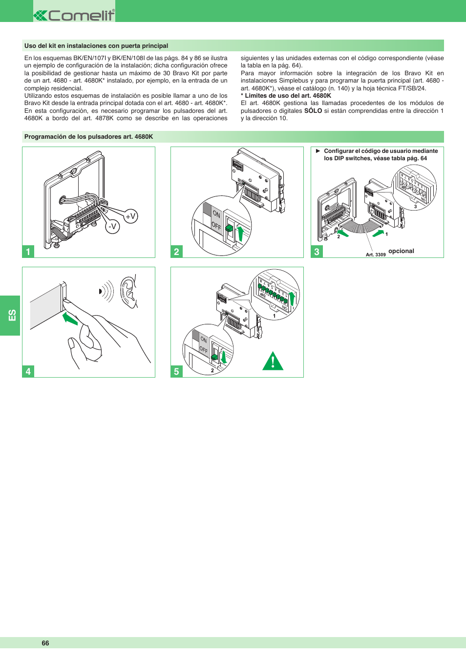 Es 2 4 | Comelit MT 8171I User Manual | Page 66 / 96