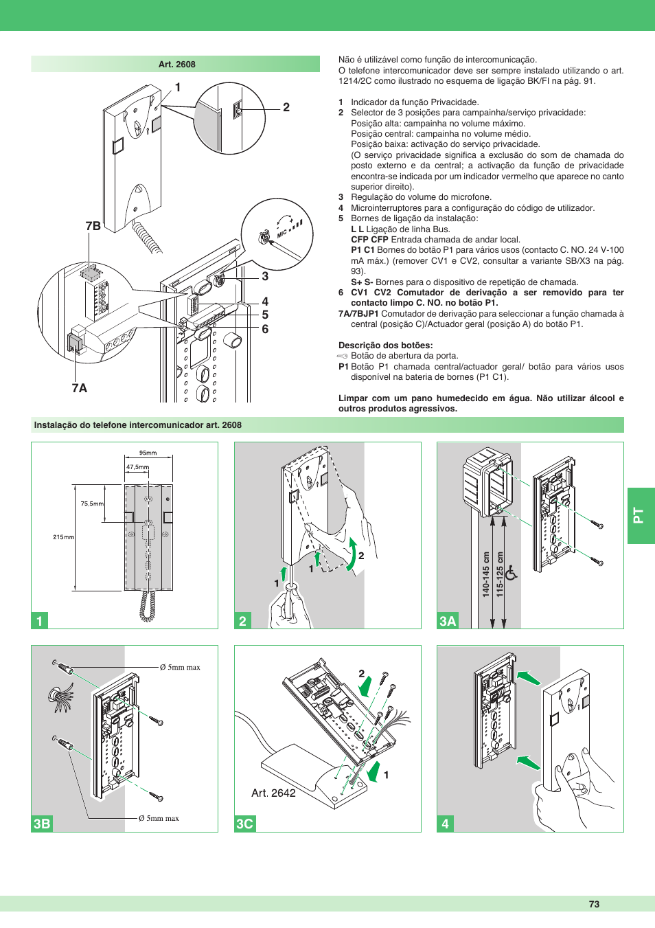 Comelit MT 8171I User Manual | Page 73 / 96