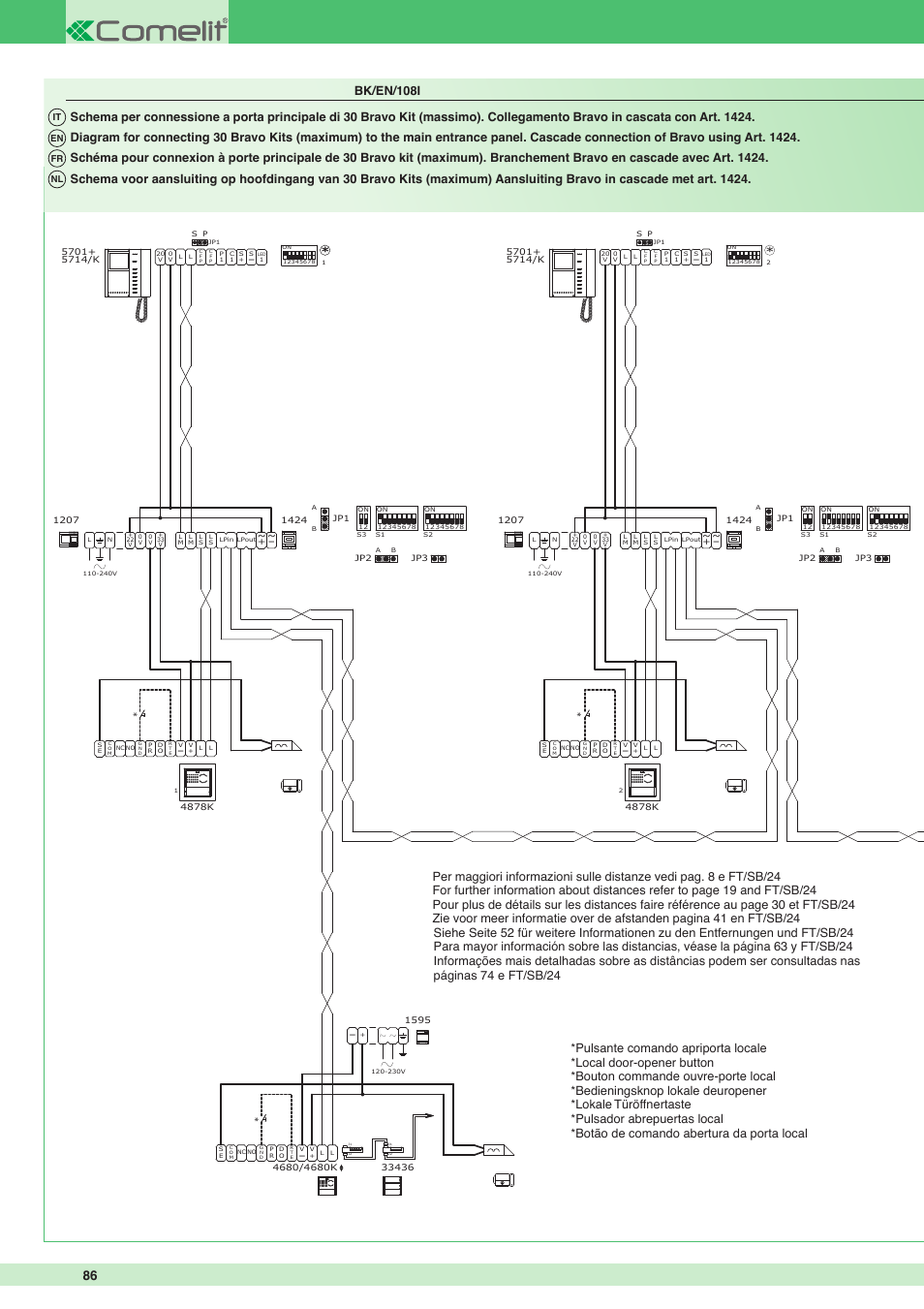 Bk/en/108i | Comelit MT 8171I User Manual | Page 86 / 96