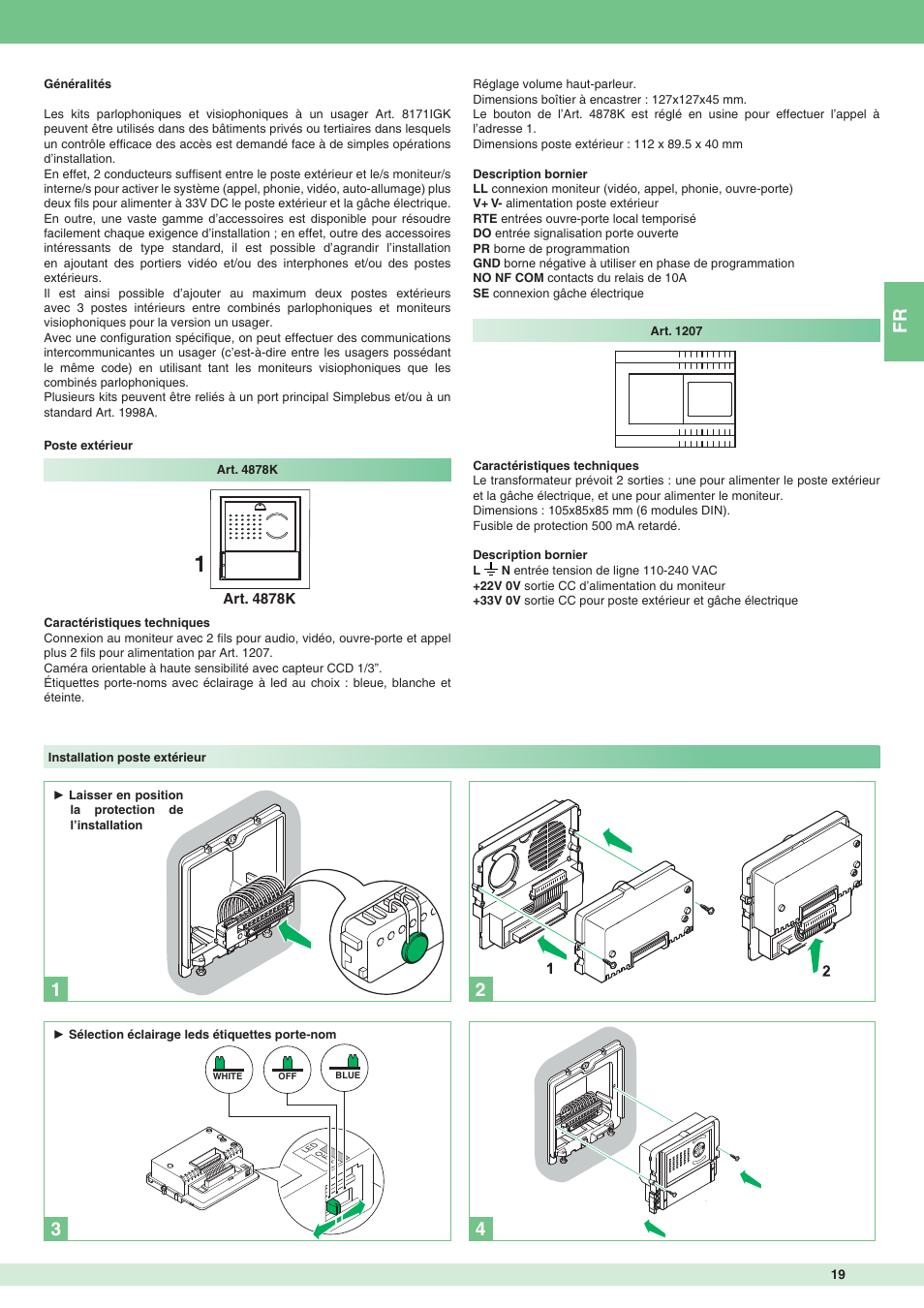 Comelit MT 8171IGK User Manual | Page 19 / 72