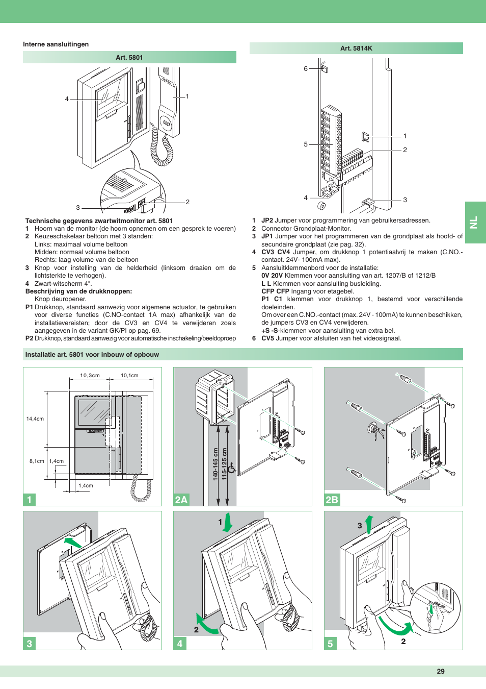 12 2b 2a | Comelit MT 8171IGK User Manual | Page 29 / 72