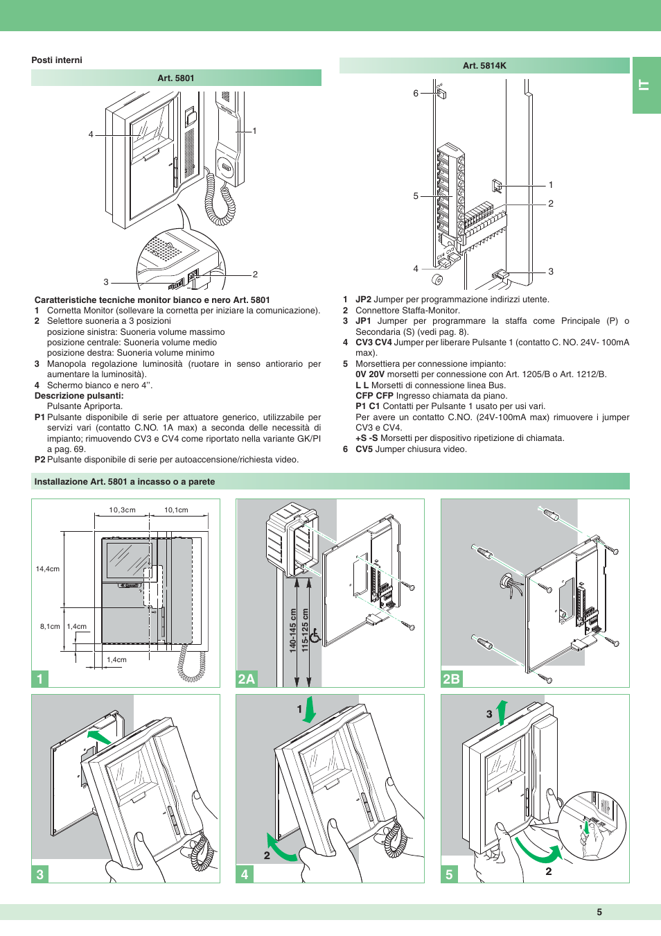 12 2b 2a | Comelit MT 8171IGK User Manual | Page 5 / 72