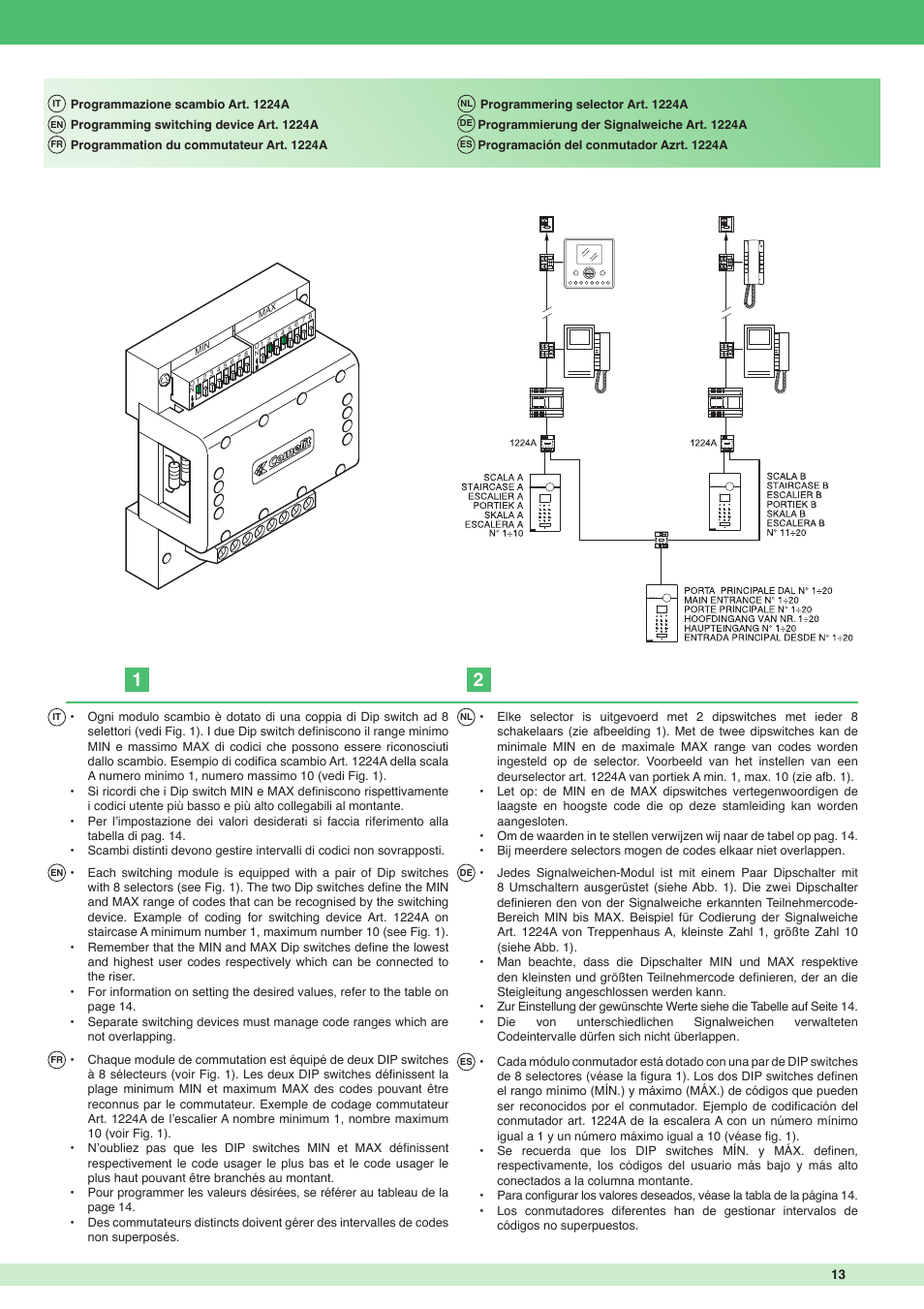 Comelit MT 3451 User Manual | Page 13 / 20