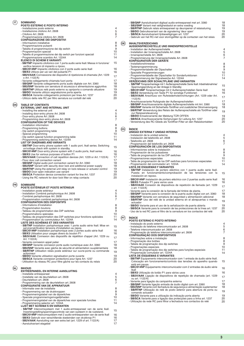Comelit MT 1622 Ikall external unit User Manual | Page 3 / 20