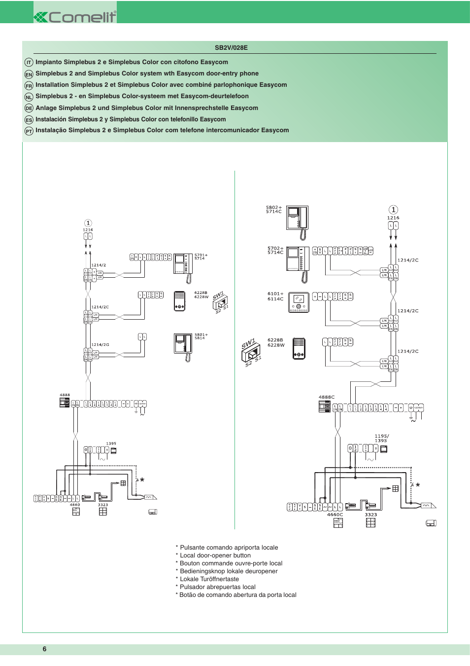 Comelit FT SB 23 User Manual | Page 6 / 8