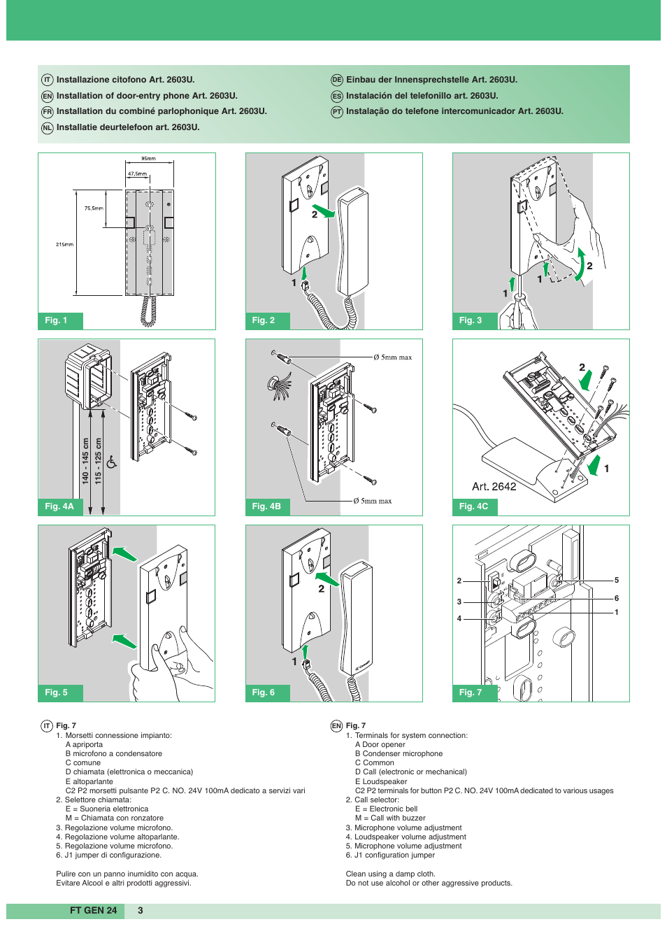 032009-10_ft gen 24.pdf | Comelit FT GEN 24 2603 User Manual | Page 3 / 6