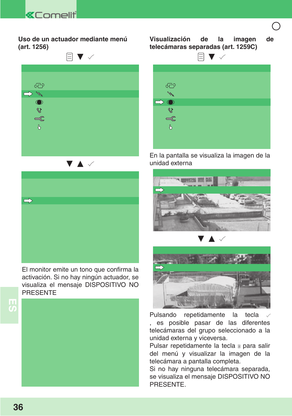 Comelit MU PLANUX LUX User Manual | Page 38 / 46