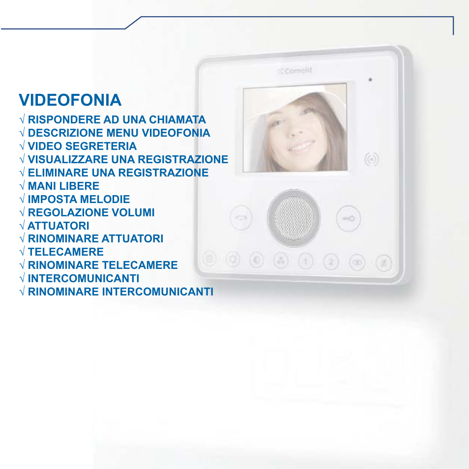 Videofonia | Comelit MT 6101WM-6101BM User Manual | Page 6 / 116