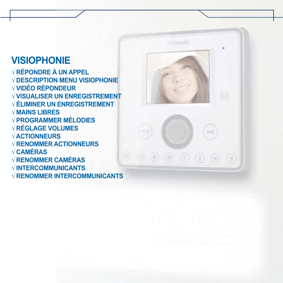Visiophonie | Comelit MT 6101WM-6101BM User Manual | Page 62 / 116