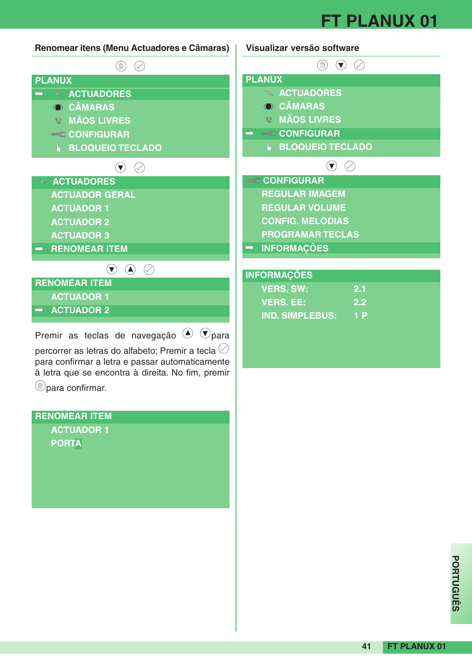 Ft planux 01 | Comelit FT PLANUX 01 User Manual | Page 41 / 44