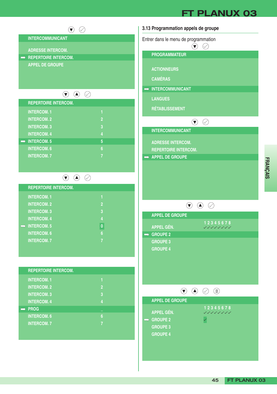 Ft planux 03 | Comelit FT PLANUX 03 User Manual | Page 45 / 48