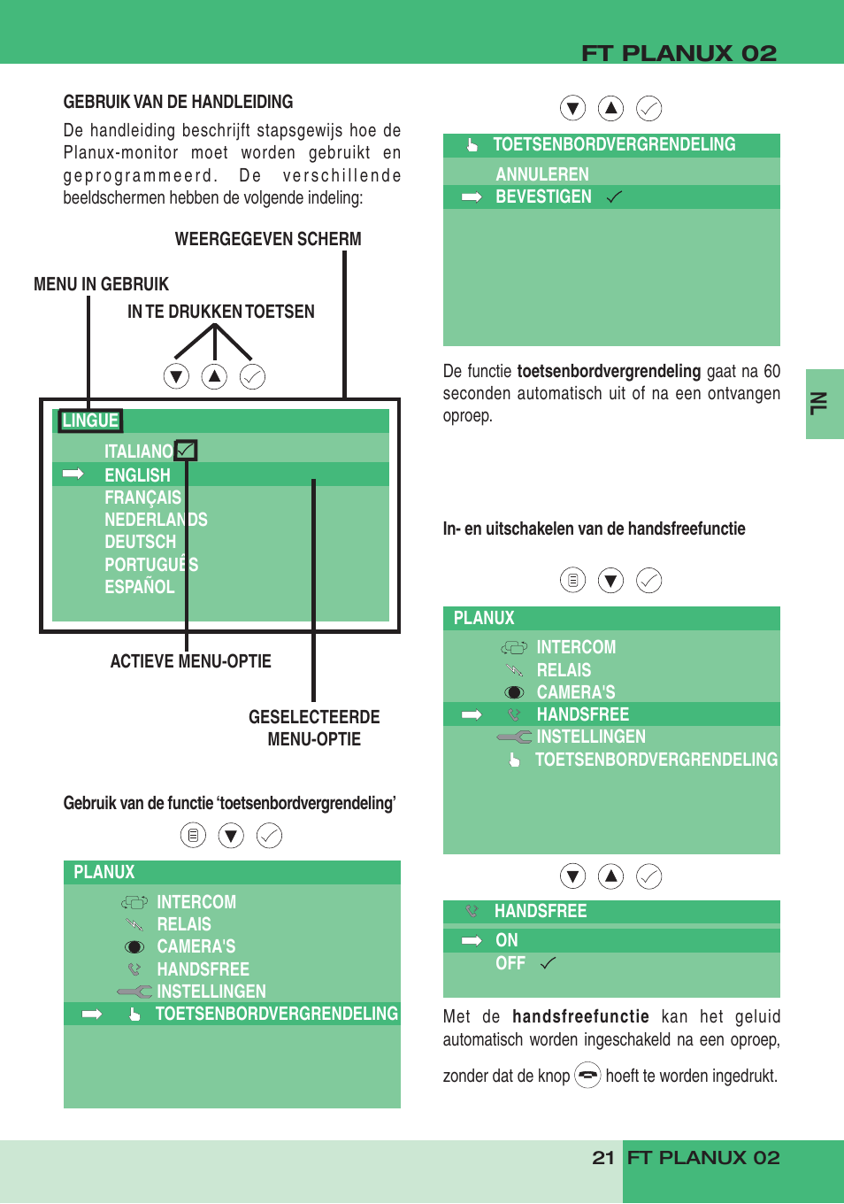 Comelit FT PLANUX 02 User Manual | Page 23 / 48