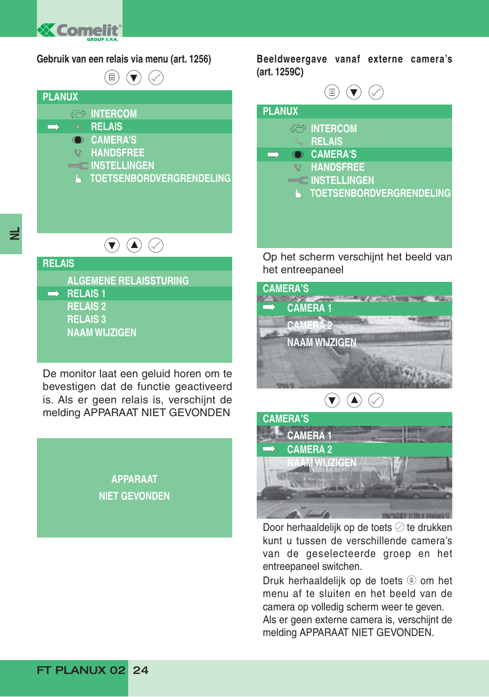 Comelit FT PLANUX 02 User Manual | Page 26 / 48