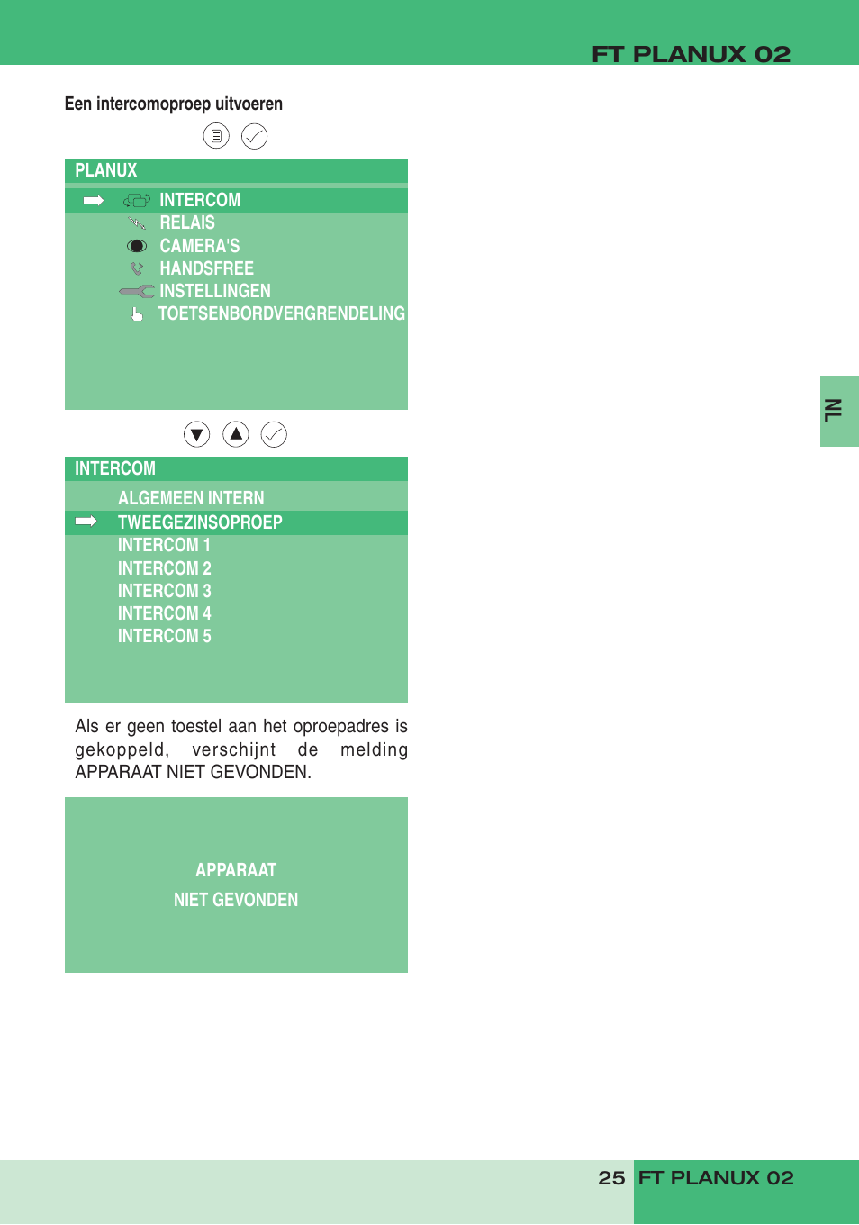 Comelit FT PLANUX 02 User Manual | Page 27 / 48