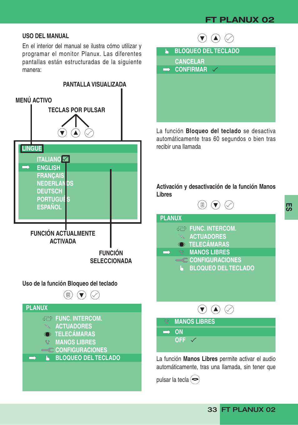 Comelit FT PLANUX 02 User Manual | Page 35 / 48