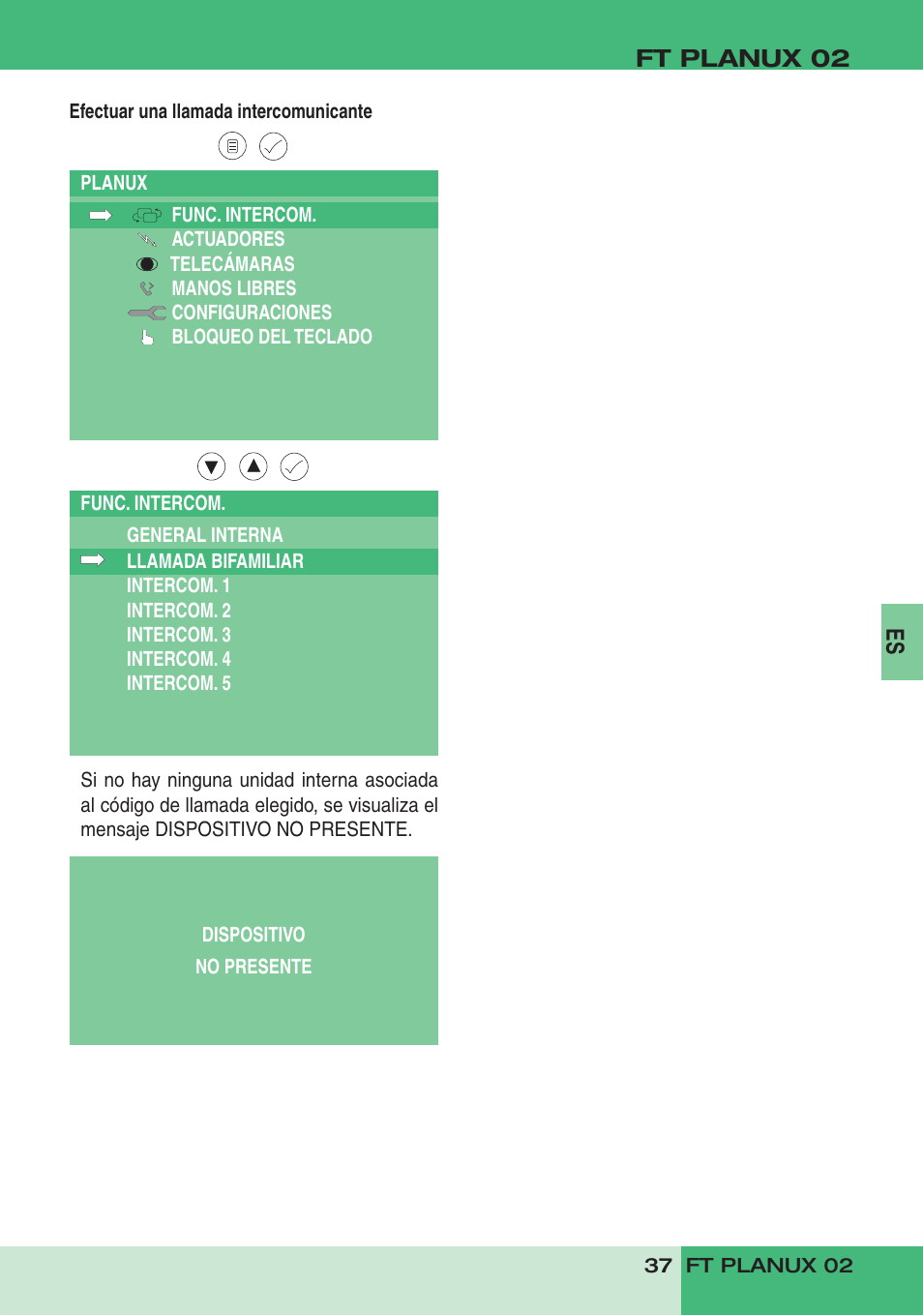 Comelit FT PLANUX 02 User Manual | Page 39 / 48