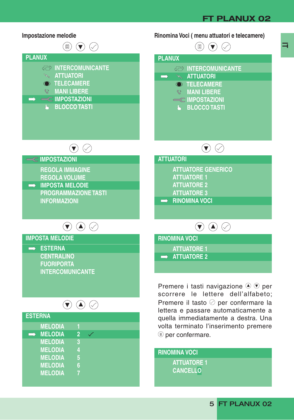 Comelit FT PLANUX 02 User Manual | Page 7 / 48