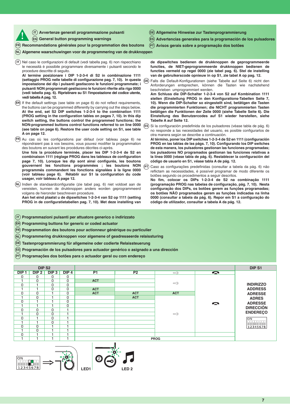 Comelit MT 6302S - 6302S BM User Manual | Page 7 / 20