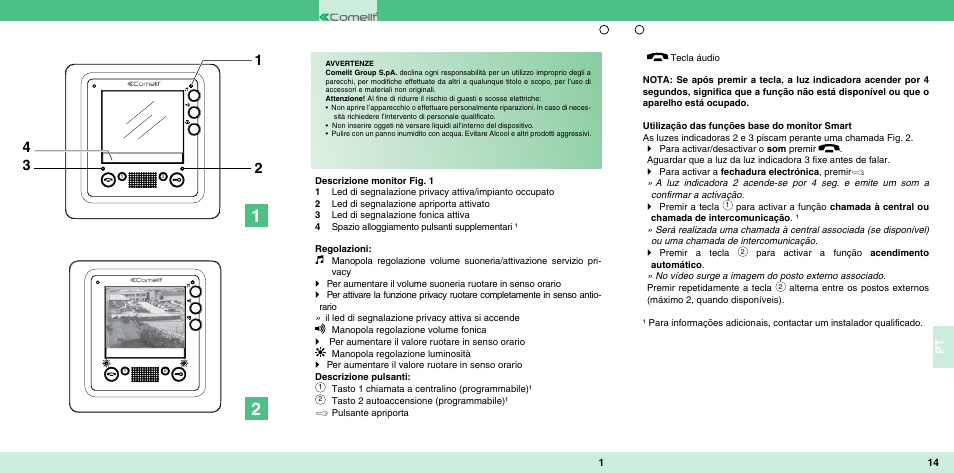Comelit MU 6302 User Manual | Page 17 / 18