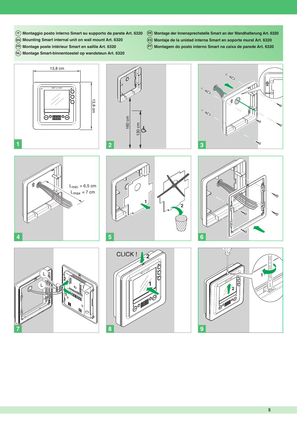 Comelit MT 6302P User Manual | Page 5 / 20