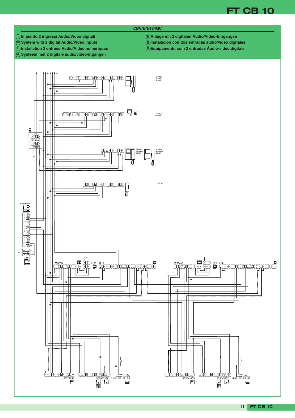 Ft cb 10 | Comelit FT CB 10 User Manual | Page 11 / 12