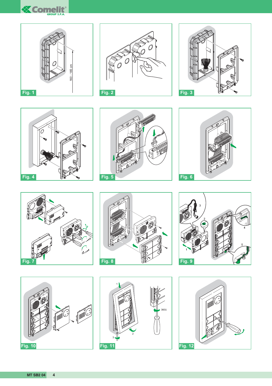 Comelit MT SB2 04 User Manual | Page 4 / 36