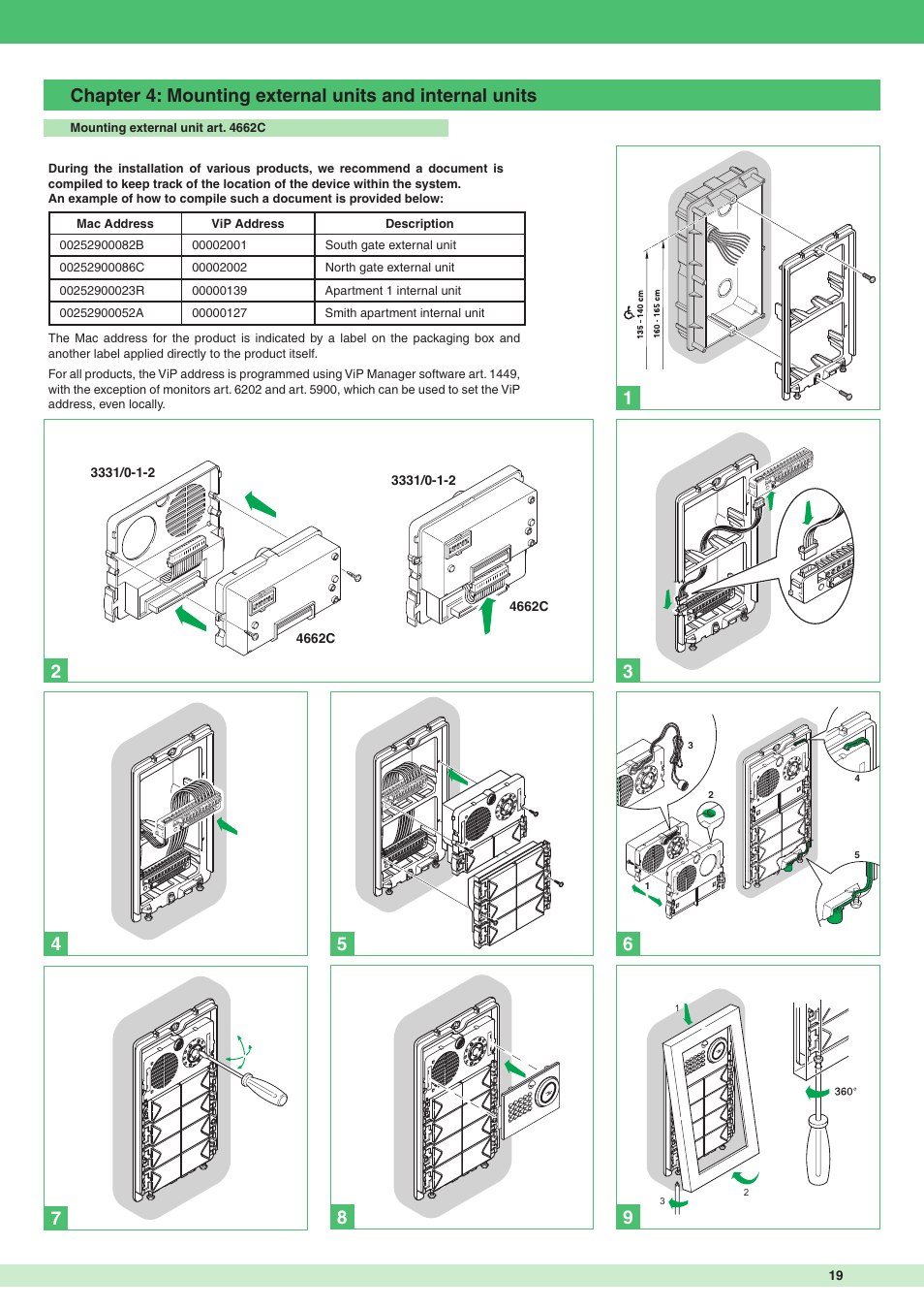 4662c | Comelit MT VIP SYSTEM User Manual | Page 19 / 60