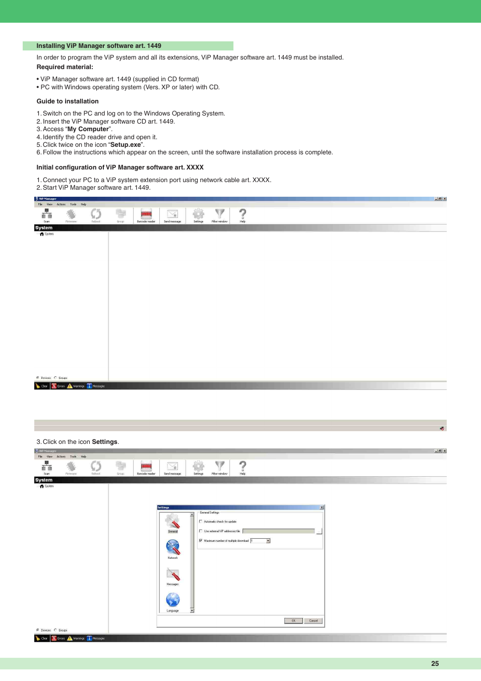 Comelit MT VIP SYSTEM User Manual | Page 25 / 60