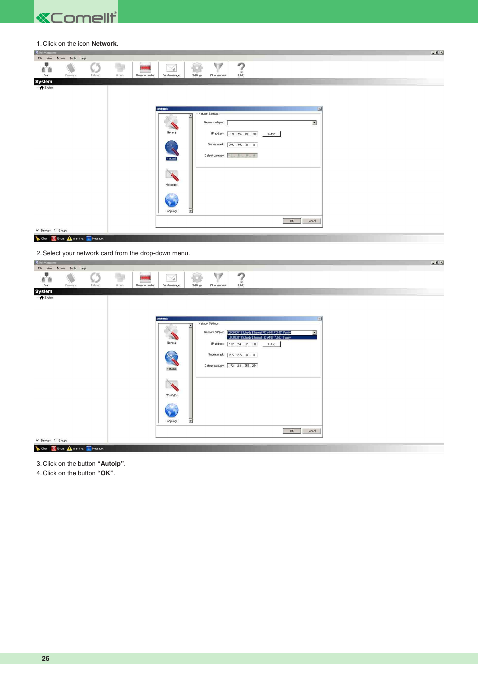 Comelit MT VIP SYSTEM User Manual | Page 26 / 60