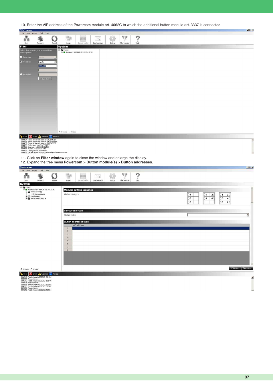 Comelit MT VIP SYSTEM User Manual | Page 37 / 60
