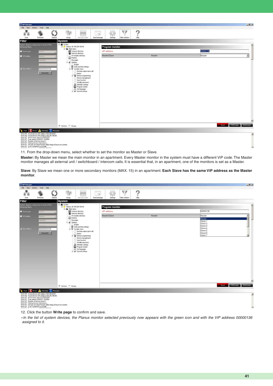 Comelit MT VIP SYSTEM User Manual | Page 41 / 60
